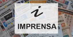 imprensa letras pretas